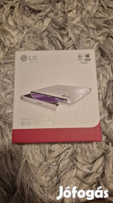 Új, LG Ultra Slim Külső DVD Író/Olvasó Dobozában, sosem használt!