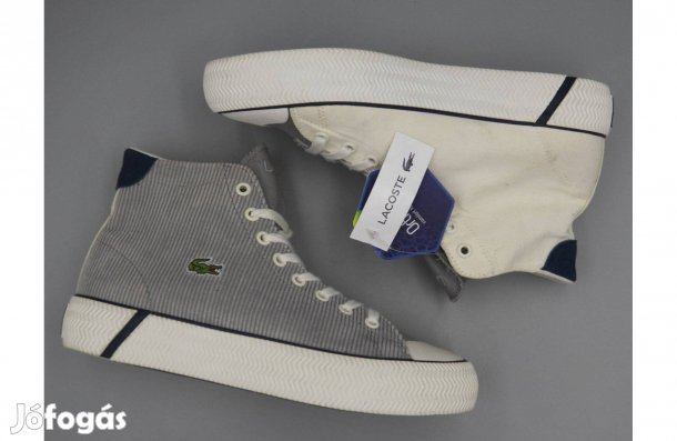 Új! Lacoste magasszárú tornacipő, 37 -es