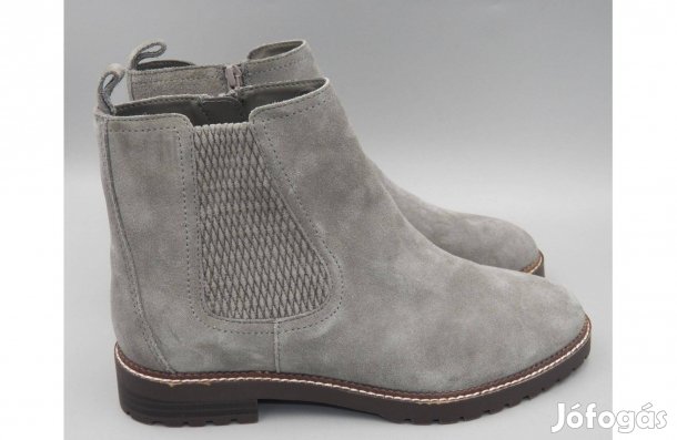 Új! Lands' END velúrbőr bokacsizma, 41,5 -ös