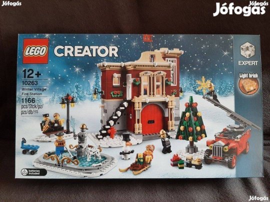Új! Lego 10263 Creator Expert Téli tűzoltó állomás Winter Village
