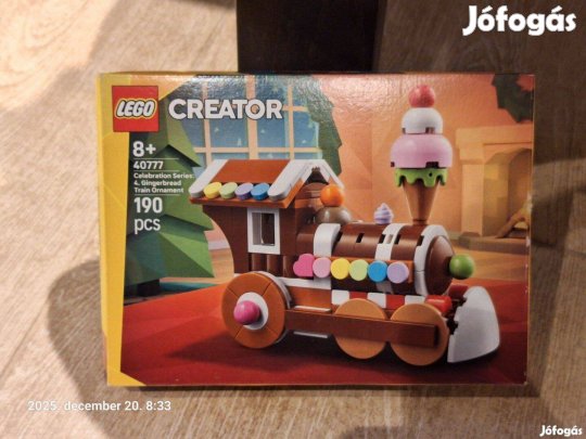 Új! Lego 40777 Creator Karácsony Mézeskalács vonat. Christmas train sw