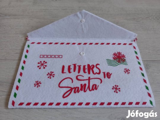 Új "Letters to Santa" boríték alakú tartó