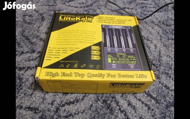 Új! Liitokala Lii-500S LCD Univerzális akku gyorstöltő