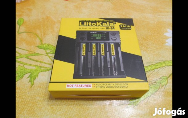 Új! Liitokala Lii-S4 Univerzális akku gyorstöltő