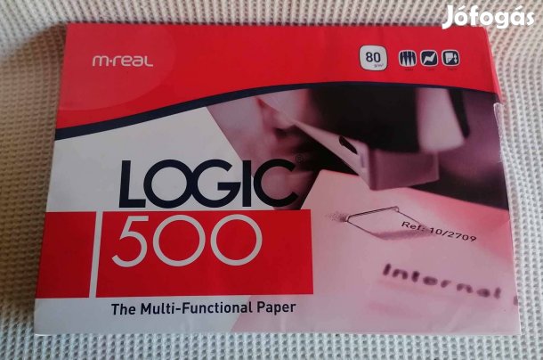 Új "Logic 500" 3 Office A3 80g 500 Darabos Másolópapír / Irodaszer