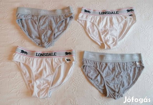 Új "Lonsdale" 4 Darab Prémium Férfi Alsónadrág (M méret)