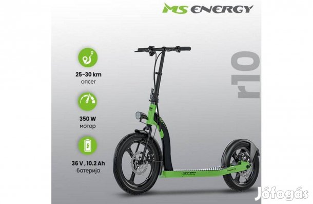 Új! MS Energy R10, nagykerekű (20, 16 col) elektromos roller!