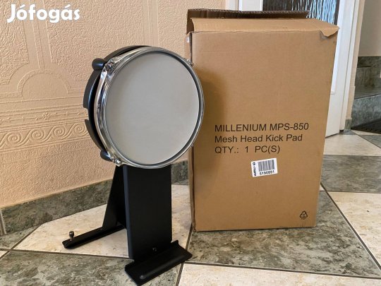 Új! Millenium 10" hálóbőrös elektromos Mesh Head Kick (bass dob)