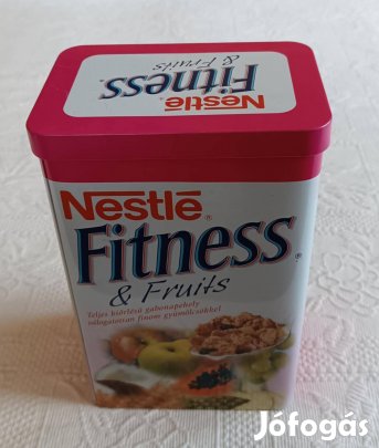 Új "Nestle" Fitness & Fruits Fémdoboz / Pléhdoboz