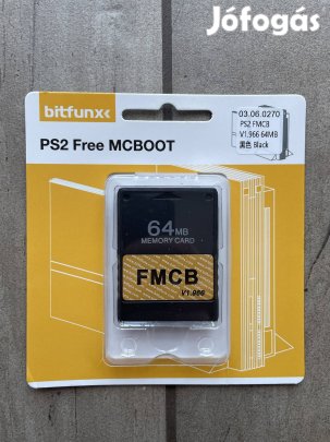 Új, PS2 Freemcboot FMCB okosító kártya