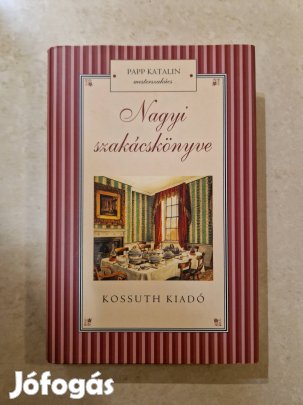 Új! Papp Katalin Nagyi szakácskönyve (olvasatlan)