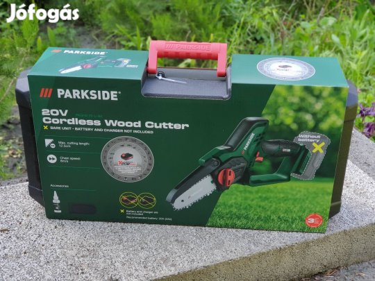 Új, Parkside akkus cserjevágó, X20V, új, 3év garanciával