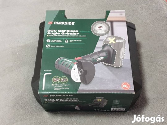 Új, Parkside akkus mini flex, X20V, garanciával