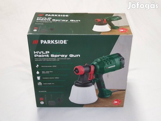 Új, Parkside festékszóró 450W, 230V, garanciával
