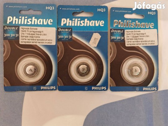 Új! Philips HQ3 borotvafej 3db