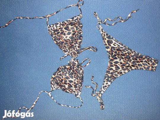 Új, S-es leopárd mintás bikini