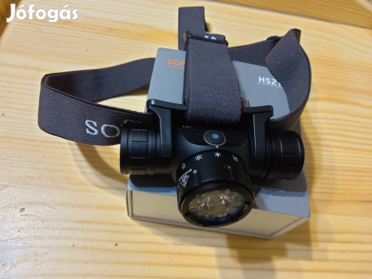 Új! Sofirn HS21 SFT40+RED 2200 lumen USB-C fejlámpa+18650 akku