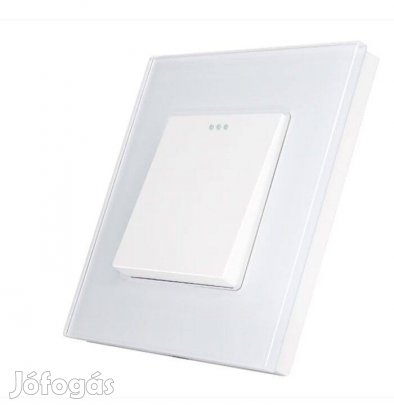 Új! Sülyeztett üveg aljzat fehér