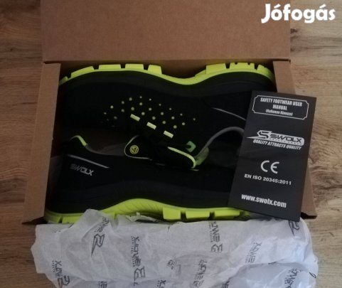 Új! Swolx ESD bakancs-félcipő saját dobozában!