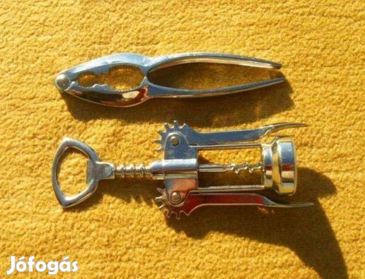 Új, Szárnyas dugóhúzó - Dió-mogyorótörő szett