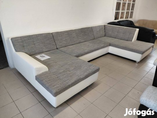 Új, U-alakú, 178x364x201 cm-es , XXL méretű kanapé, ár alatt eladó