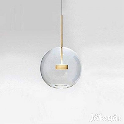 Új! Üveg függőlámpa gömb