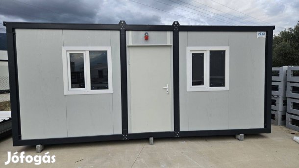 Új! Vasg Irodakonténer 600x240 cm - Iroda/Lakócélra