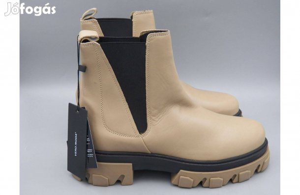 Új! Vero Moda valódi bőr bokacsizma, 40 -es