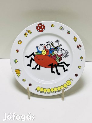 Új! Zsolnay Babócás tányér