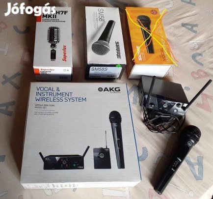 Új ! AKG WMS 40 Harman Wirelles Sistem URH - Rádió mikrofon