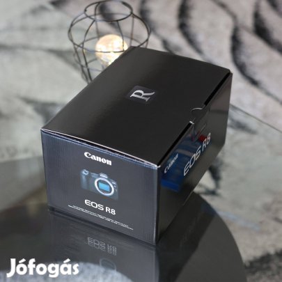 Új - Canon EOS R8 milc fényképezőgép - 0 expó