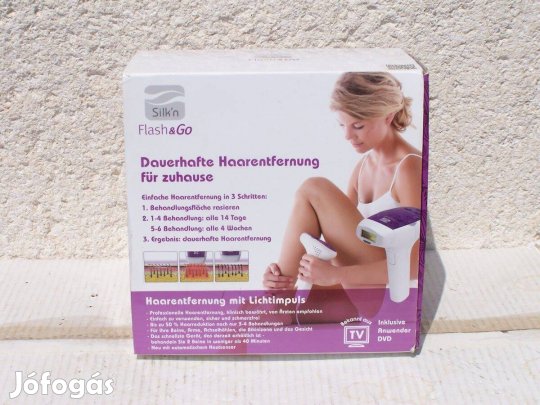 Új!! Féláron!! Silk'n Flash&Go Lux villanófényes tartós szőrtelenítő