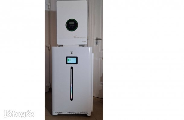 Új ! Inverter+ Lifepo4 energiatároló szett. napelemhez