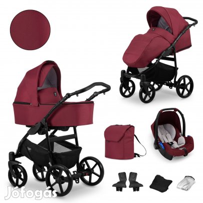 Új - Kunert Mata multifunkciós babakocsi készletről - Bordó