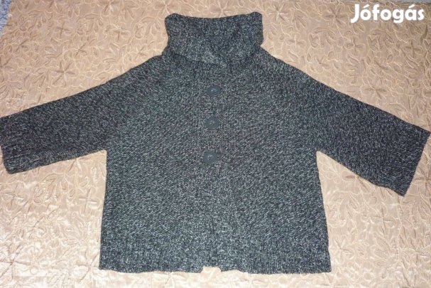Új - Magasított garbó nyakú kardigán - 38/40