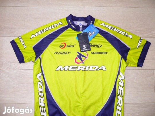Új - Merida rövid ujjú biciklis felső (XL)
