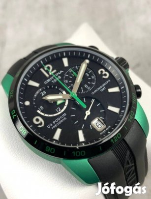 Új - Nem viselt Certina DS Podium GMT Teljes Szett, 1 Év Garancia