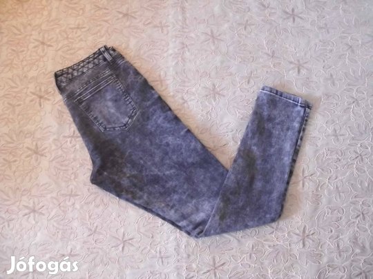 Új - Női szürke sztreccs skinny farmernadrág - Janina 38/40