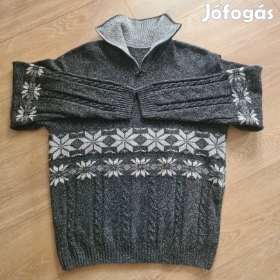 Új ! Olasz norvégmintás kötött pulcsi