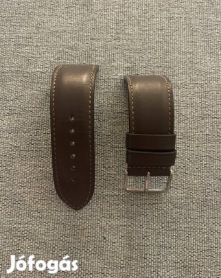 Új, barna, bőr óraszíj