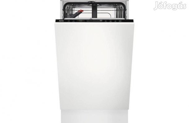 Új, beépíthető keskeny mosogatógép, 9 teríték, AEG