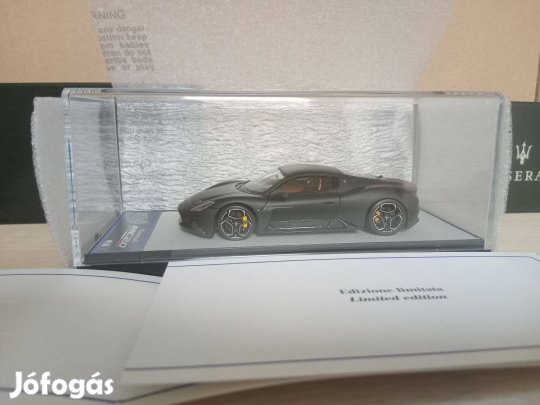 Új, bontatlan 1:43 Maserati MC20 BBR Models limitált