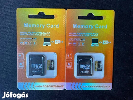 Új, bontatlan 2 db 64 GB Sony Micro SD kártya, memóriakártya - Akció!