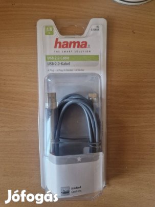 Új, bontatlan Hama USB 2.0 kábel, 1,8m hosszú