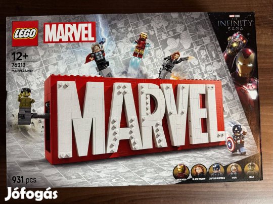 Új, bontatlan LEGO Super Heroes 76313 Marvel Logó és minifigurák