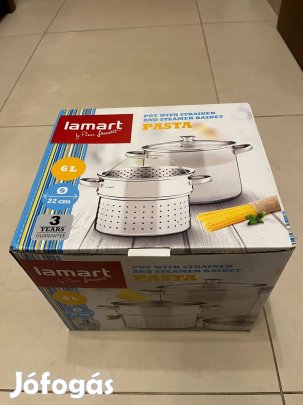 Új, bontatlan Lamart tésztafőző edényszett