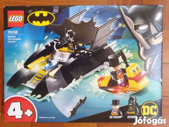 Új, bontatlan Lego 76158 Pingvinüldözés a Batboattal