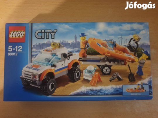 Új, bontatlan Lego City 60012 - 4x4 Könnyűbúvár hajó (2013)