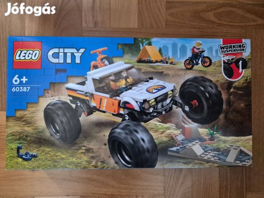 Új, bontatlan Lego City 60387 4x4-es terepjáró kalandok