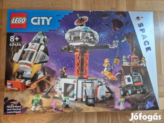 Új, bontatlan Lego City 60434 - Űrállomás és rakétakilövő